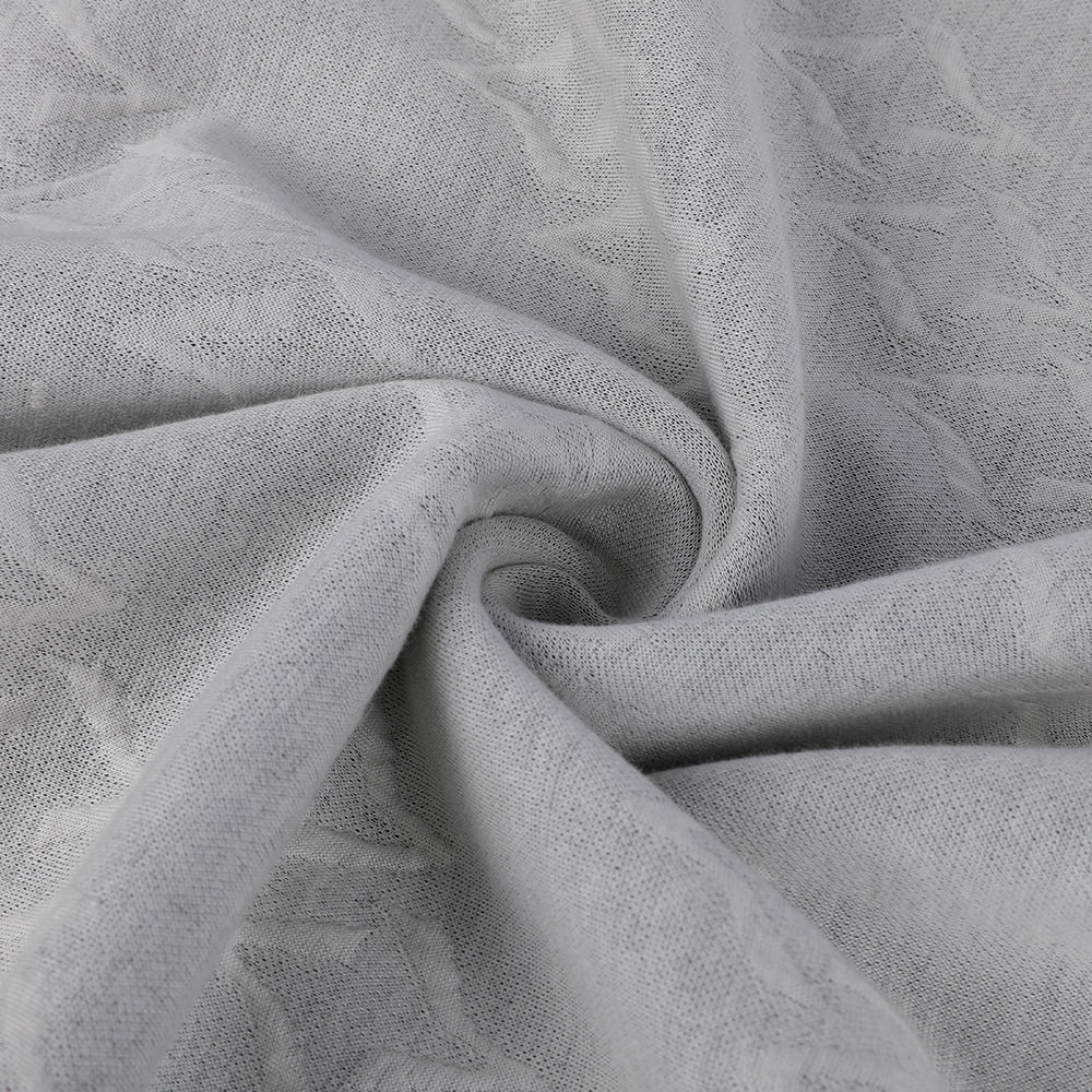 Lélegző kényelmes és puha bőrbarát dupla jacquard gyapjúszövet