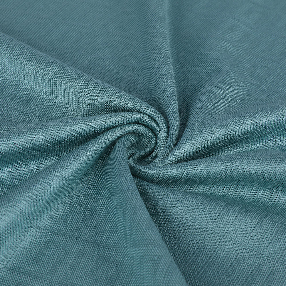 Kényelmes lélegző, egyoldalas Jacquard környezetbarát selyemszövet üzleti ruházathoz