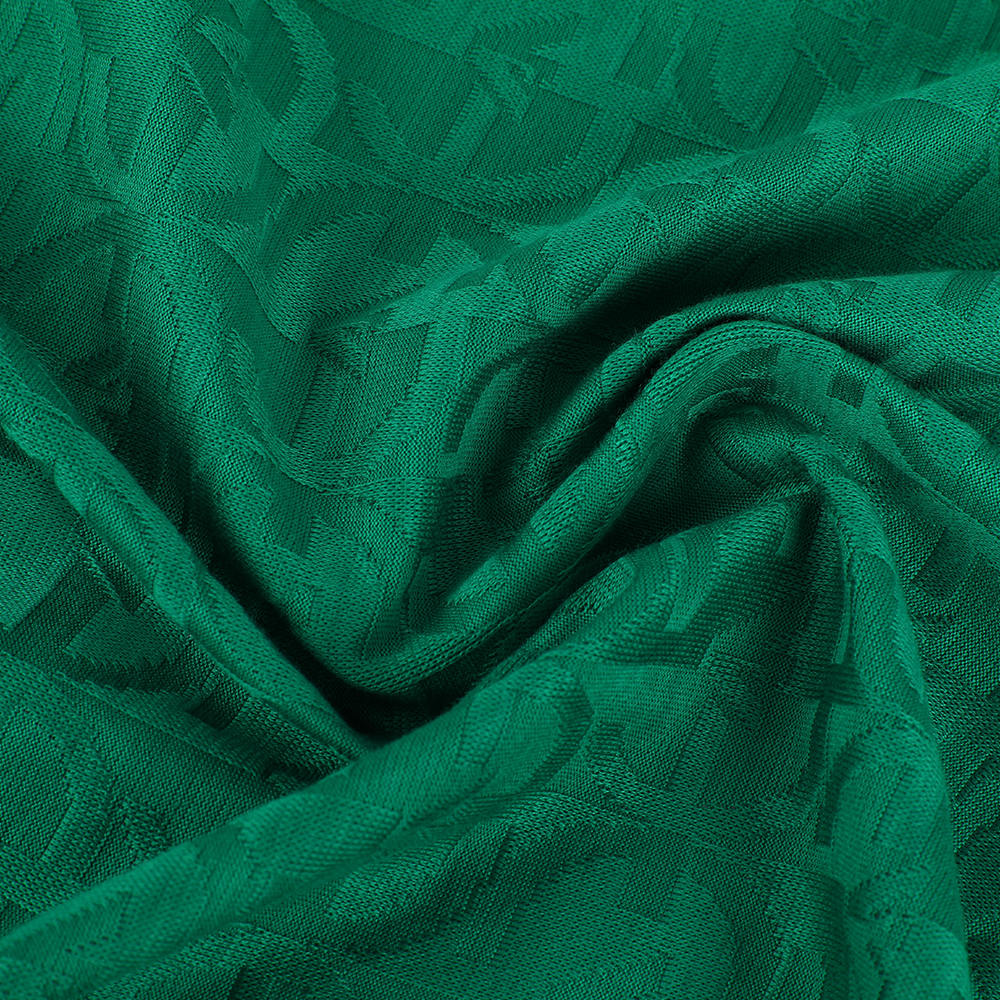 Transzfer kötött Mercerized Jacquard környezetbarát lélegző anyag